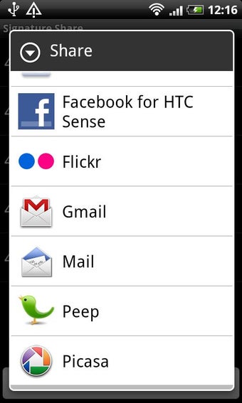 Imagen 1 para Signature Share