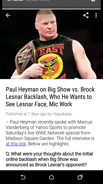 Image 0 for eWrestling News