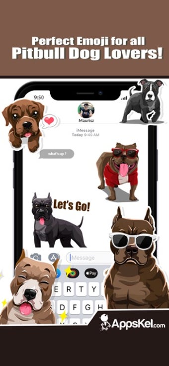 Image 1 for Pit Bull Dogs Emoji Stick…
