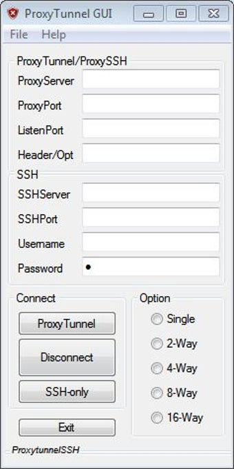 Image 0 for ProxyTunnel GUI Portable