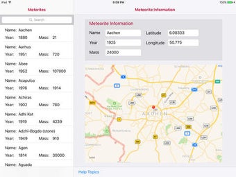 Imagen 0 para Meteorite Database