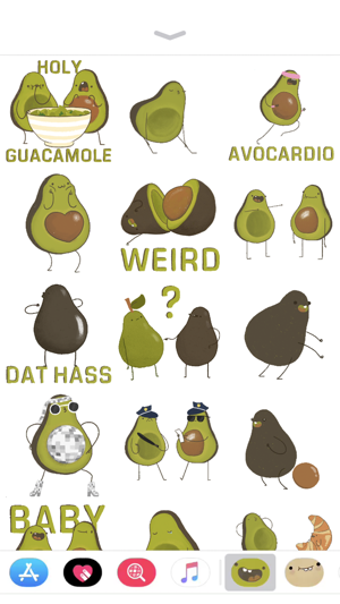 Image 0 for Avocado Stickers