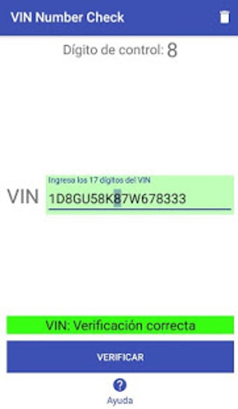 Image 0 for VIN Number Check - APU