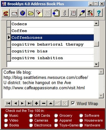 Image 0 for Brooklyn Address Book Plu…