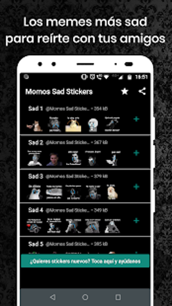 Image 0 for Momos Sad Stickers