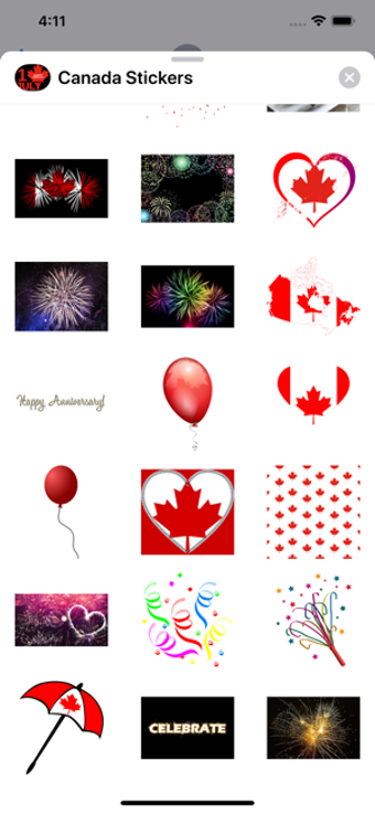 Image 0 for Canada Day Sticker Pack