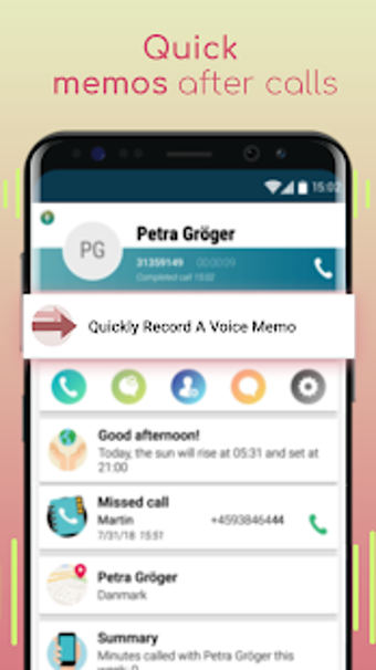 Image 3 for Voice Recorder with Calle…