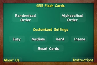 Imagen 0 para GRE Flash Cards - Verbal …