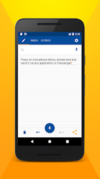Image 1 for Write SMS by voice
