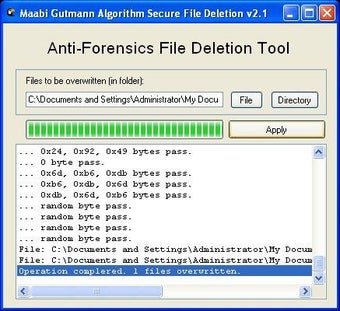 Image 0 for Maabi Anti-Forensics File…