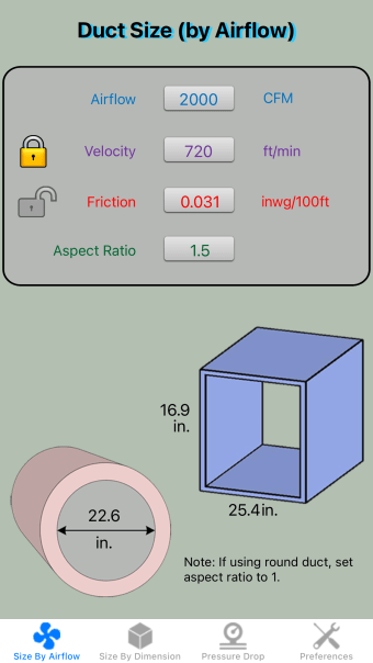 Image 0 for Duct Calculator Elite - D…