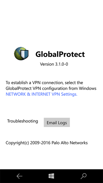 Imagen 1 para GlobalProtect for Windows…