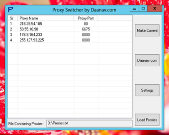 Image 0 for Proxy Switcher