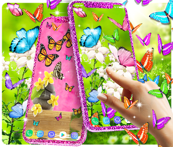 Image 2 for Butterflies live wallpape…