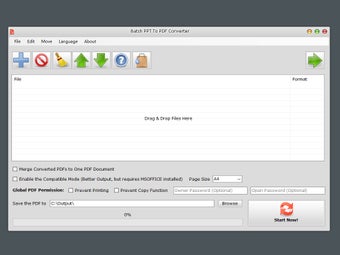 Imagen 0 para Batch PPT To PDF Converte…