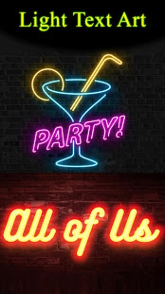 Image 0 for Lighting Text Art - Light…