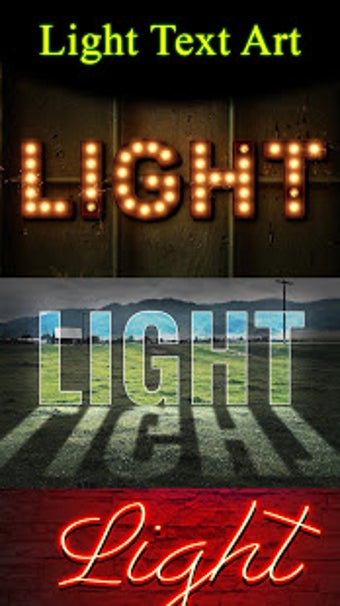 Image 3 for Lighting Text Art - Light…