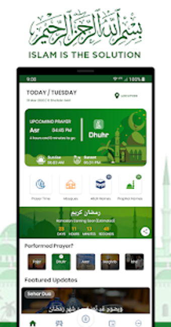 Image 1 for Muslim TTS: Prayer Times …