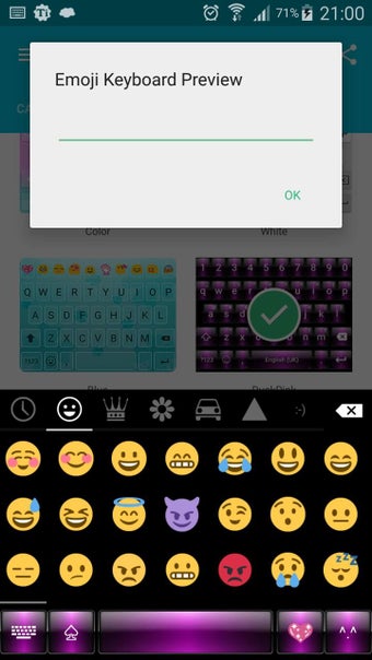 Image 2 for Dusk Pink Emoji Keyboard