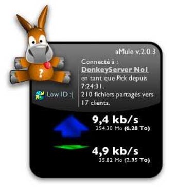 Image 0 for aMuleInfos Widget