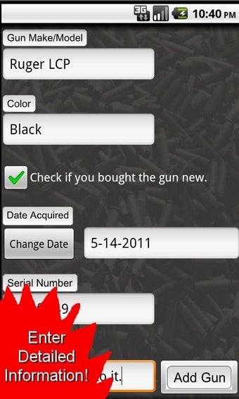 Imagen 2 para Gun Tracker PRO