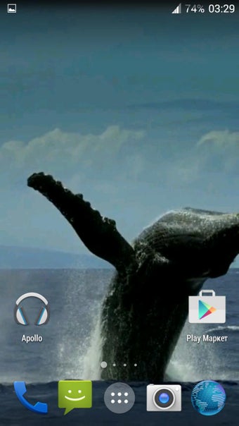 Imagen 0 para Whale 3D. Video wallpaper