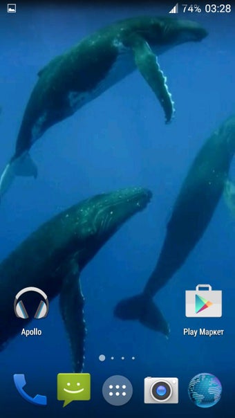 Imagen 2 para Whale 3D. Video wallpaper