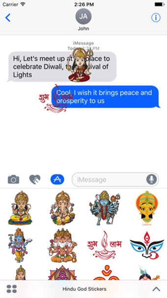 Imagen 1 para Hindu God Sticker Pack