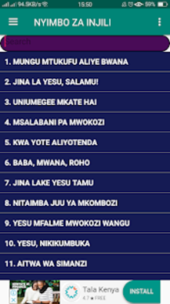 Imagen 1 para Nyimbo za Injili