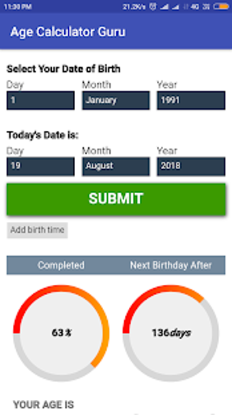 Image 1 for Age Calculator - Calculat…