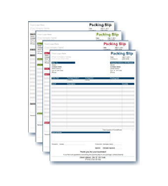 Imagen 0 para Packing Slip Template