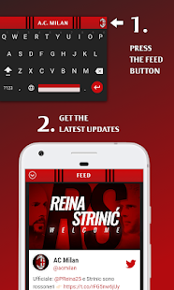 Imagen 3 para AC Milan Official Keyboar…