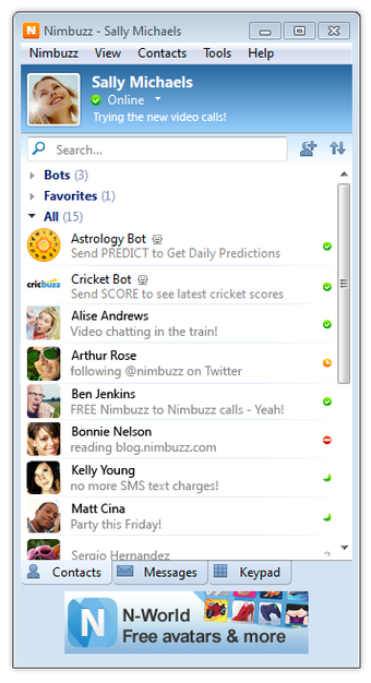 Image 0 for Nimbuzz Messenger