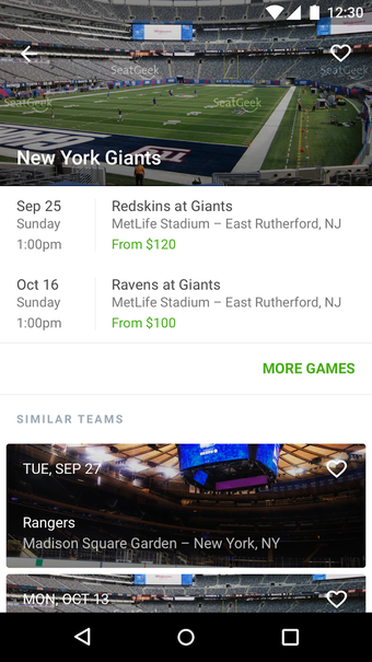 Image 2 for SeatGeek - Tickets to Spo…