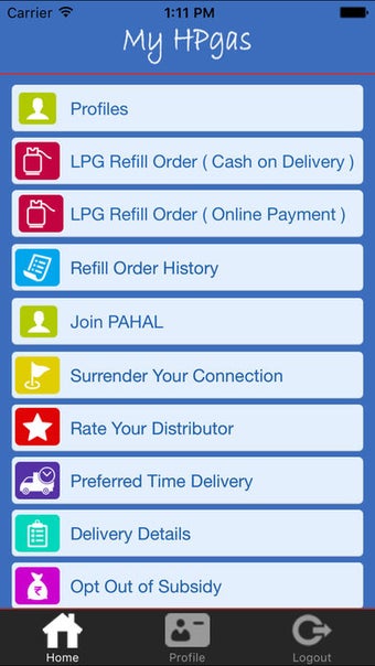 Image 0 for HP Gas App