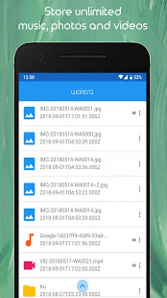 Image 1 for Waistra- Free cloud stora…