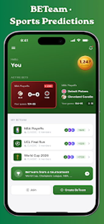 Image 0 for BeTeam: Sports Prediction…