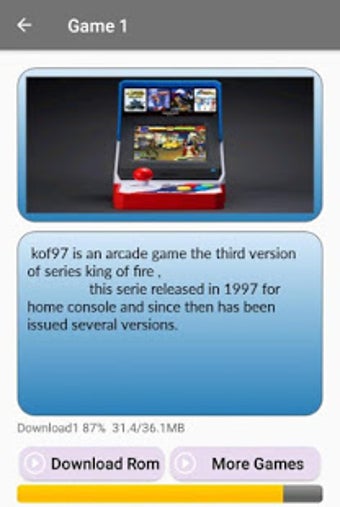 Image 0 for Arcade games : King of em…