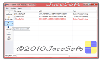 Imagen 0 para Advanced File Hash