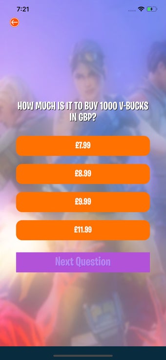 Imagen 2 para Vbucks Quiz for Fortnite