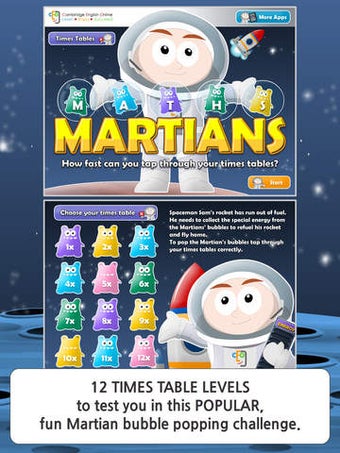 Imagen 0 para Maths Martians HD: Times …