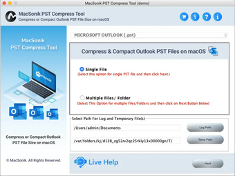 Image 0 for MacSonik PST Compress Too…