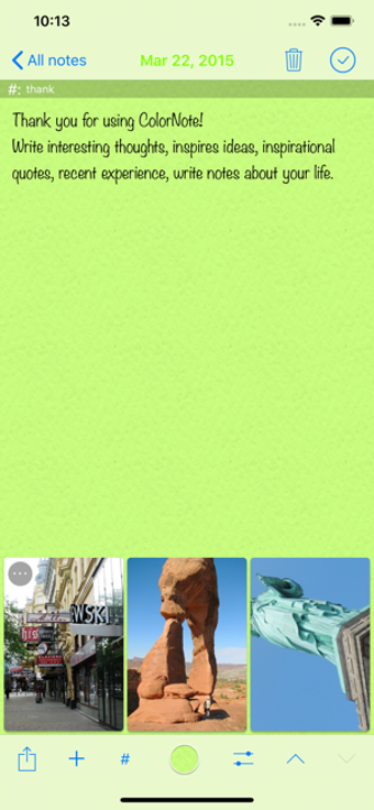 Image 1 for Colored Note