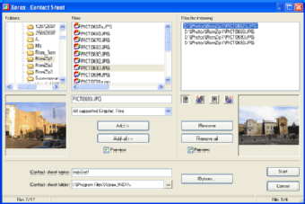 Image 0 for Xorax Contact Sheet Maker