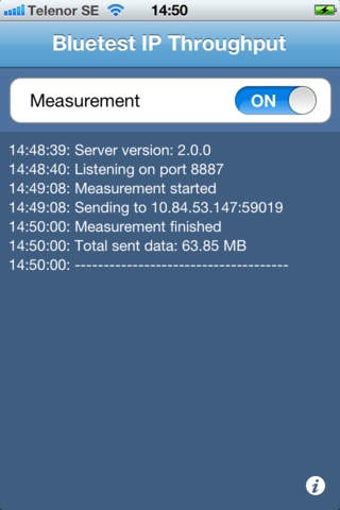 Image 0 for Bluetest IP Throughput