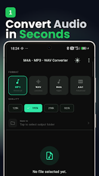 Imagen 0 para M4A to MP3  WAV Converter