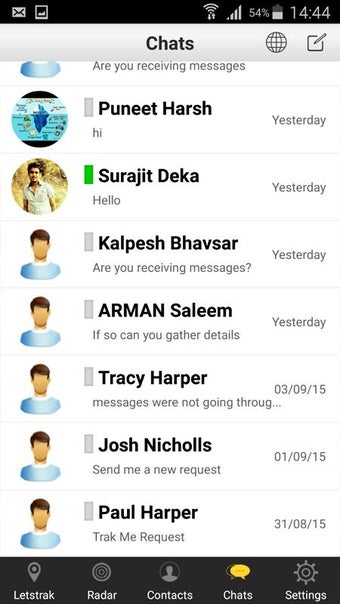 Imagen 1 para Letstrak - Messenger & Tr…