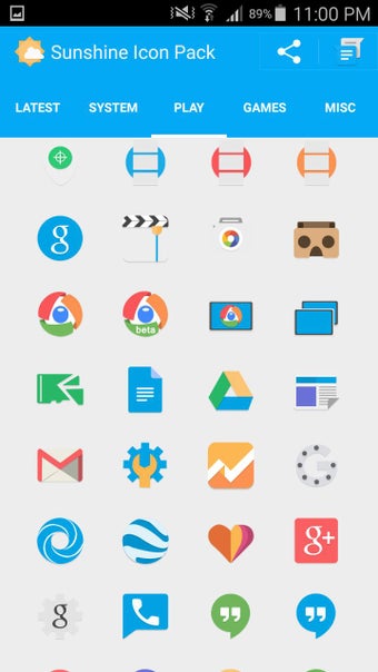 Imagen 1 para Sunshine Icon Pack