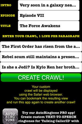 Image 0 for STAR WORDZ Crawl Creator …