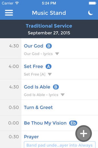 Image 0 for Planning Center Music Sta…